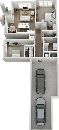 Floor Plan 2A | Seasons at Plainfield | Apartments in Plainfield, IL Floor Plan 2A | Seasons at Plainfield | Apartments in Plainfield, IL