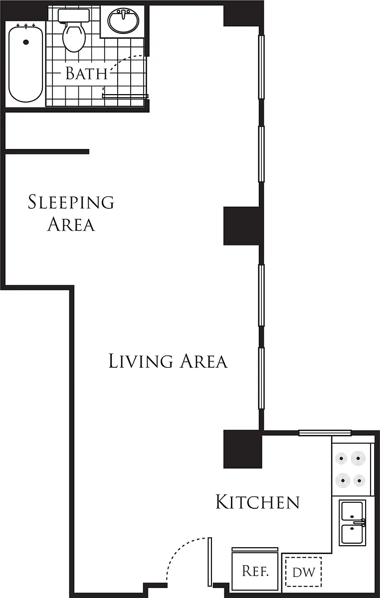 Floor plan Studio A2