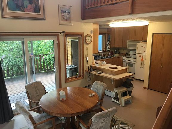 Dining room and kitchen