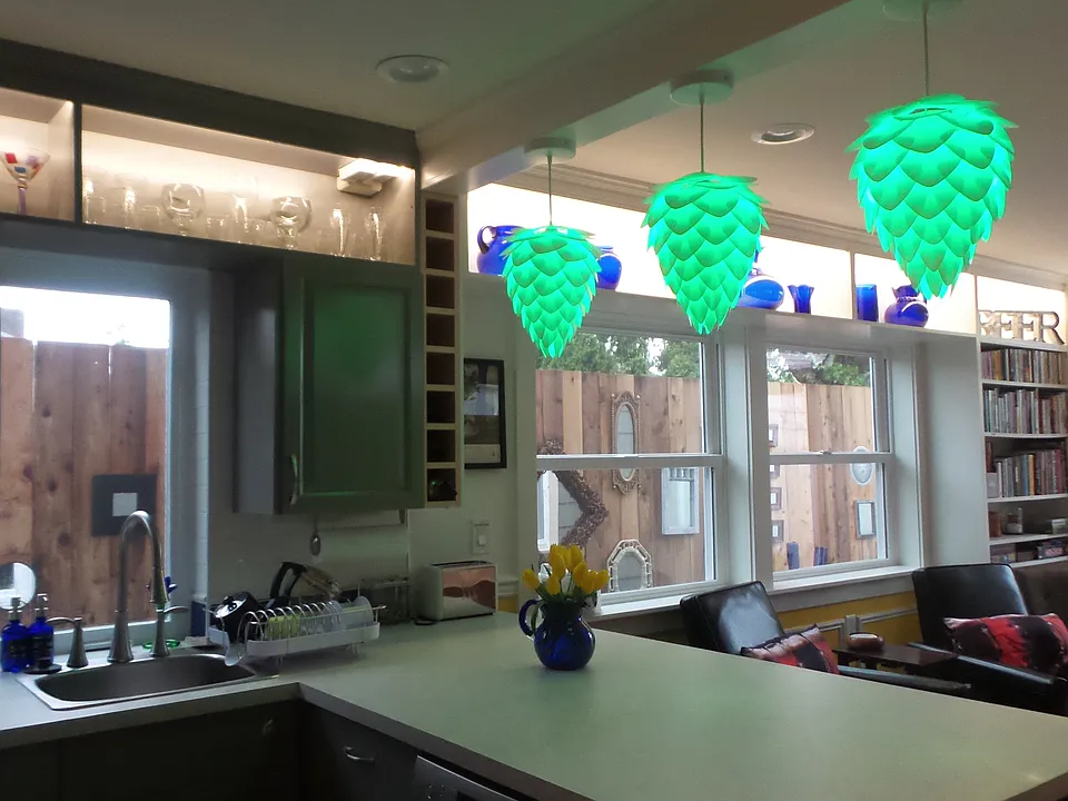 ADU kitchen & living room