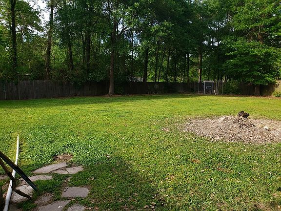 Completely fenced backyard!