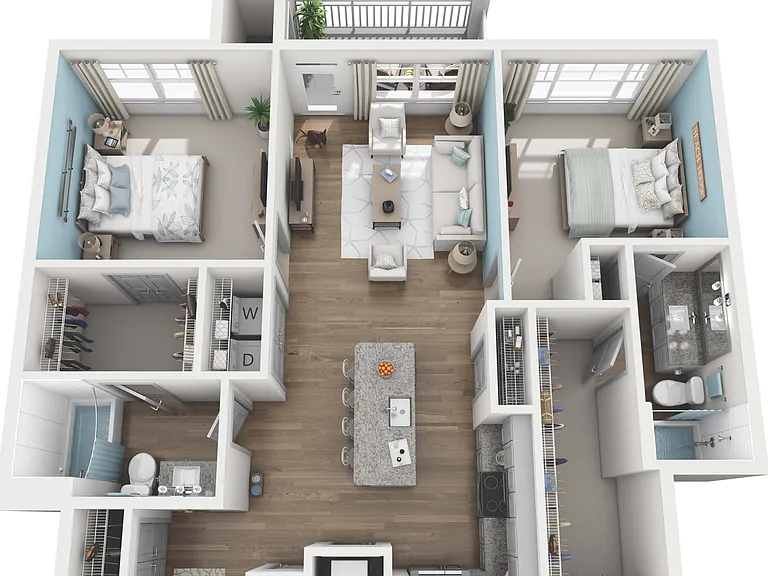 2D floor plan Element Barclay