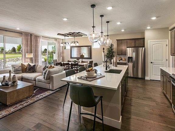 Model Home Kitchen Great Room