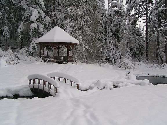 Gazebo in Winter