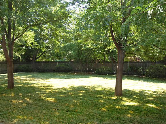 Large fenced Backyard