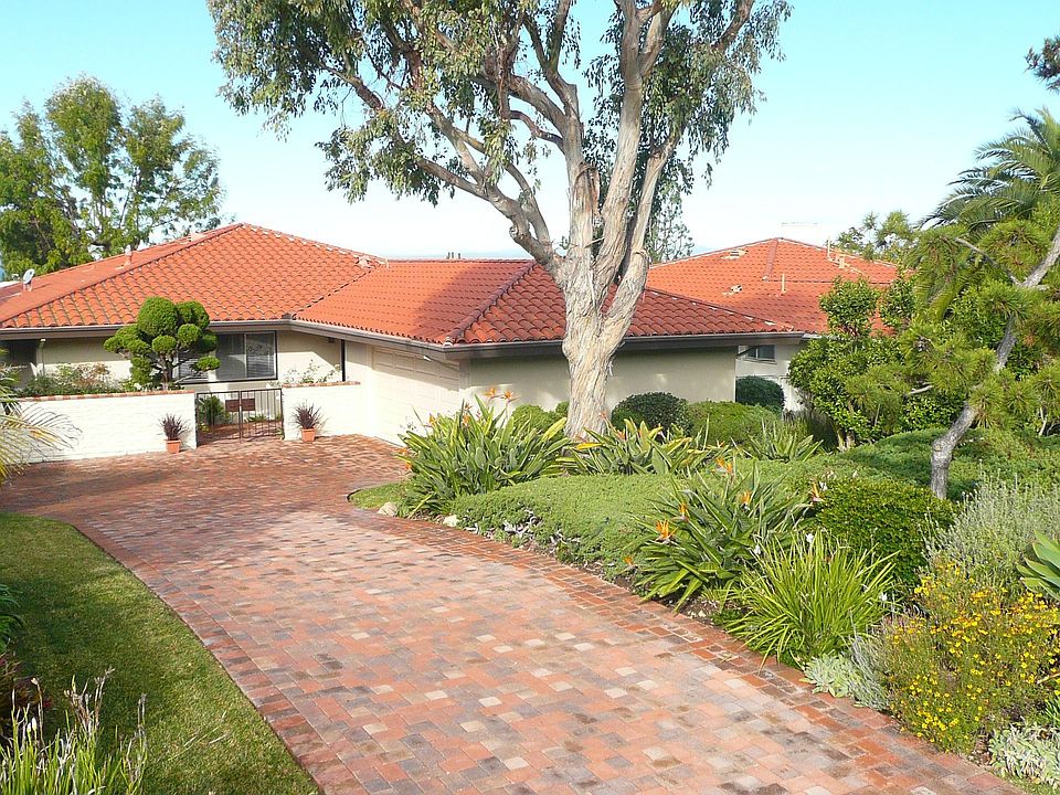 Ocean view behind house