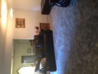 Living room next to office