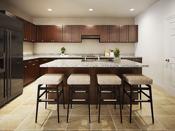 Kitchen with spacious island