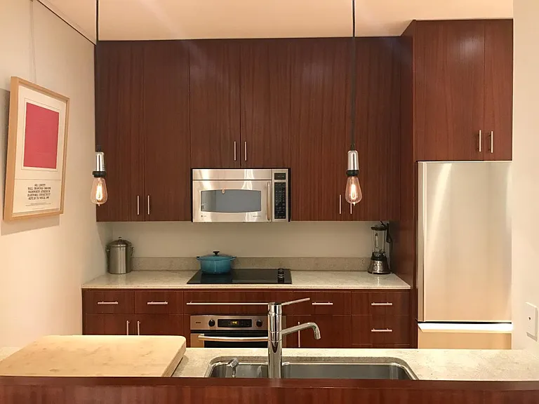 Gourmet kitchen with premier stainless steel appliances