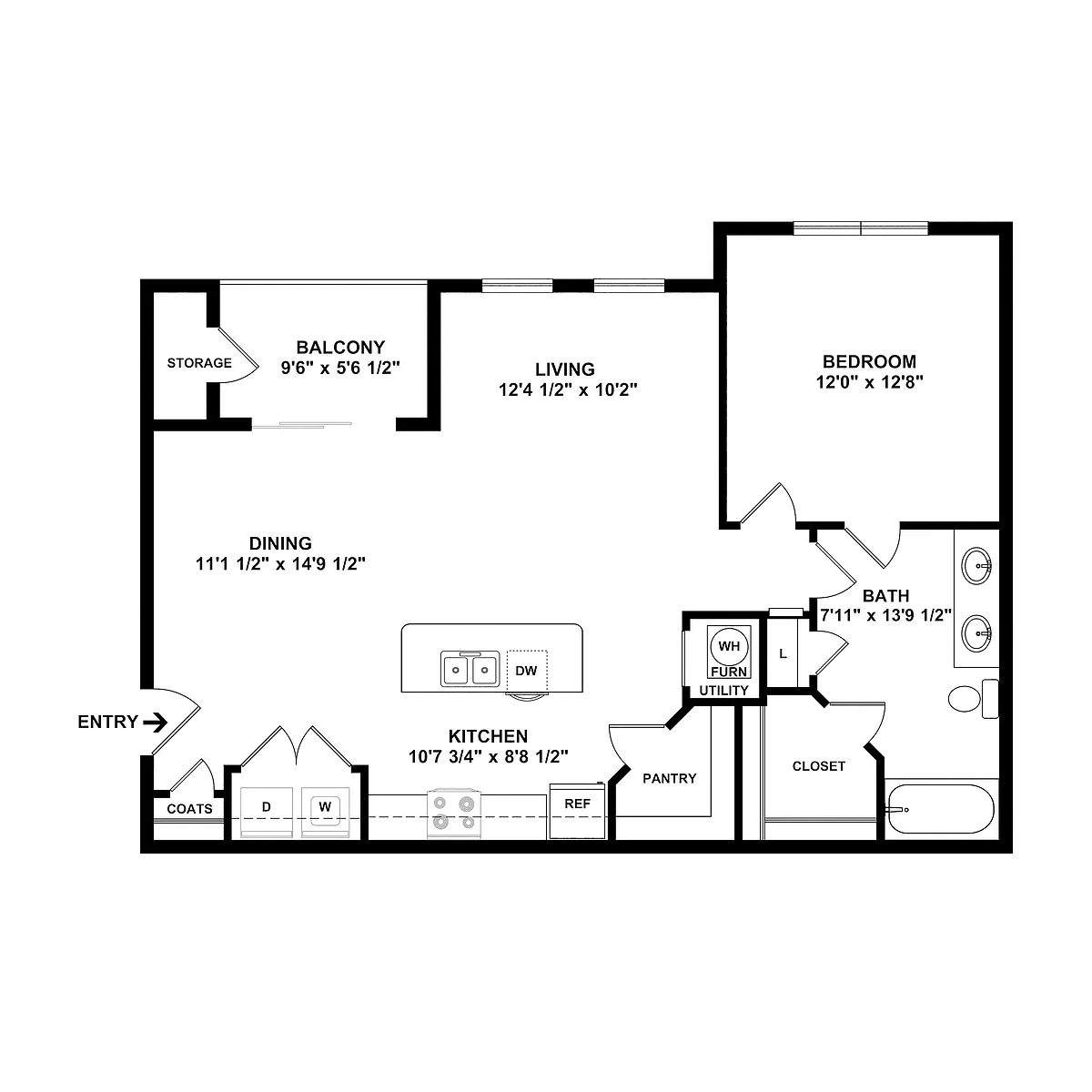 Floor plan A3 Basin