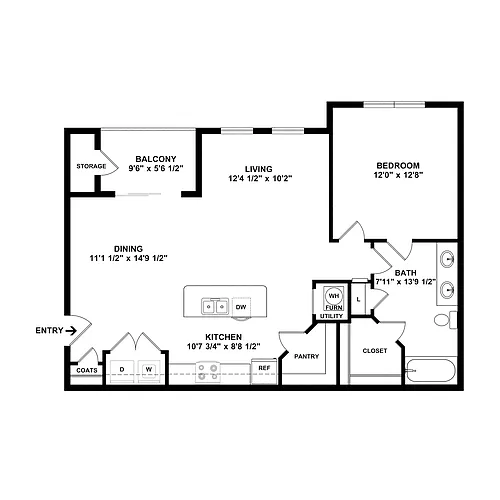 Floor plan A3 Basin