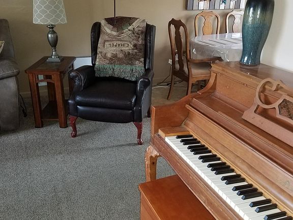Living room, alternate view.