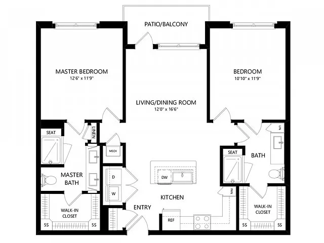 Floor plan B1A