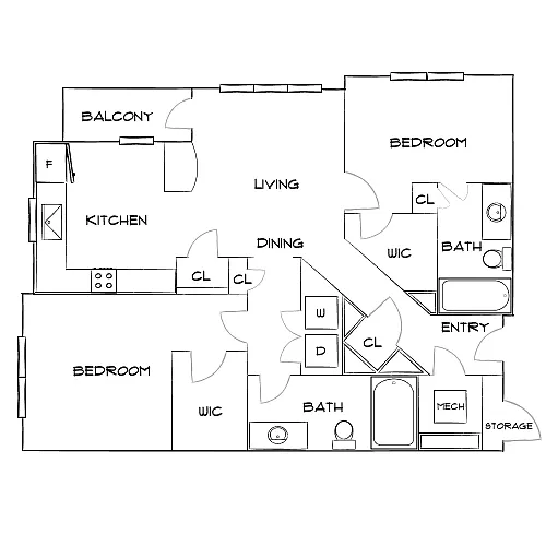 Floor plan Design 2A