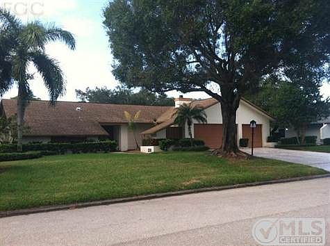 Wonderful street of creek front homes