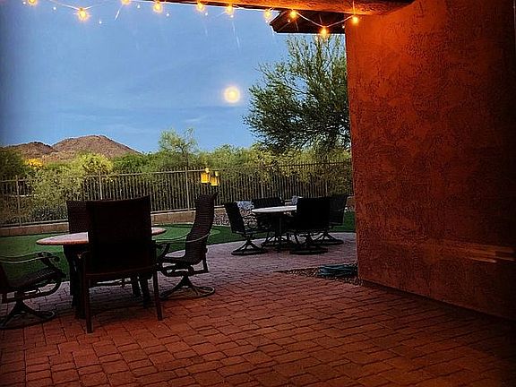 Evening Patio View