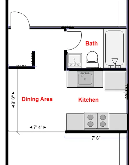 Adorable 1 Bedroom, 1 Bath Unit — Photo 2
