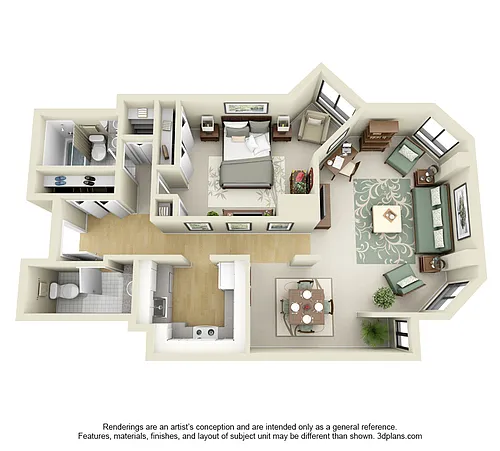 Floor plan The Berkeley