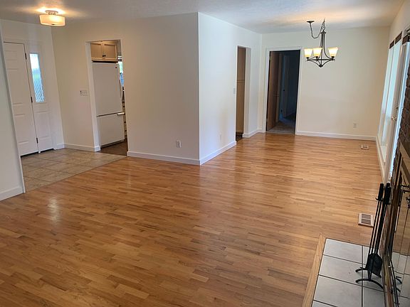 Living room and dining room