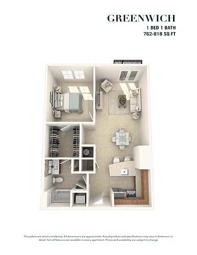 Floor plan Greenwich