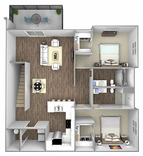 Floor plan B9-1217