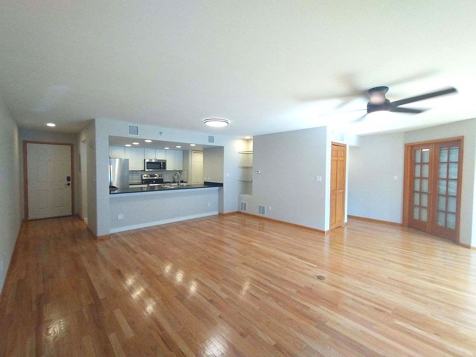 Large open dining and living area