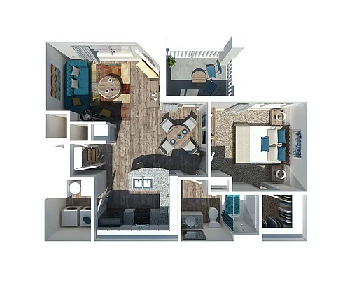 Floor plan The Oak