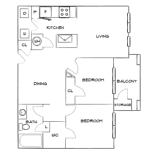Floor plan Design 2D10 Premier