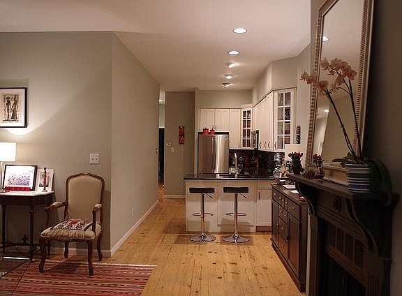 Living Room View Into Kitchen