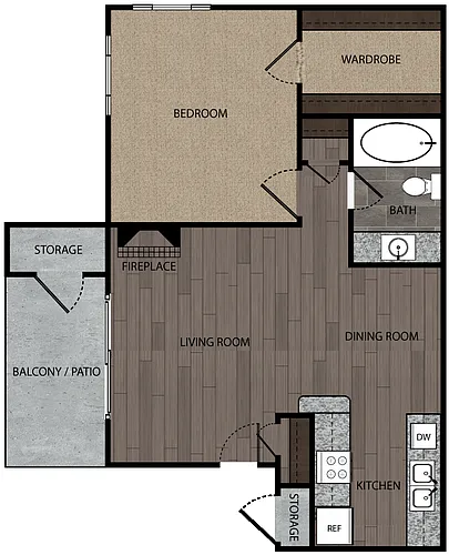 Floor plan Lassen