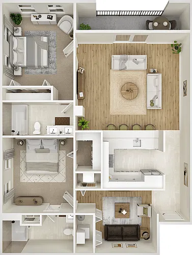 Floor plan Floorplan J