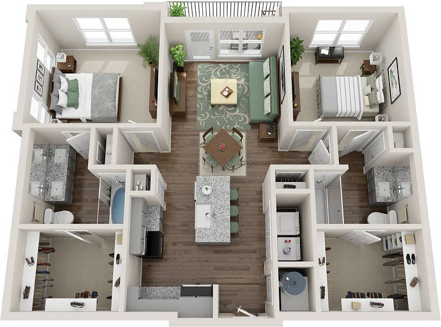 Floor plan B12