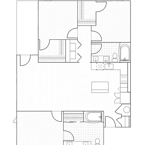 Floor plan D1 A