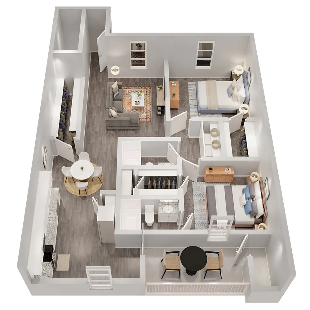 Floor plan B3
