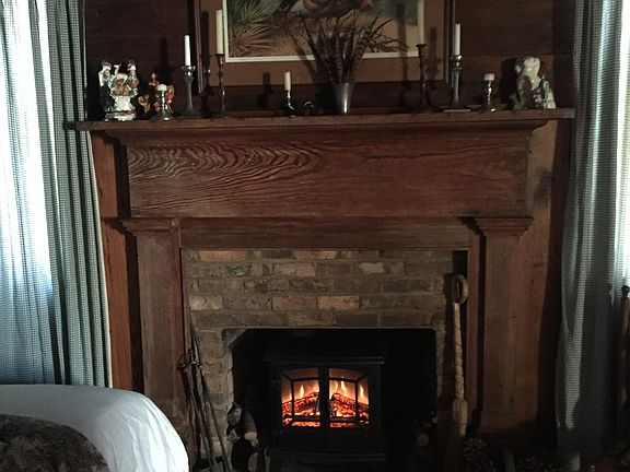 Two fireplaces