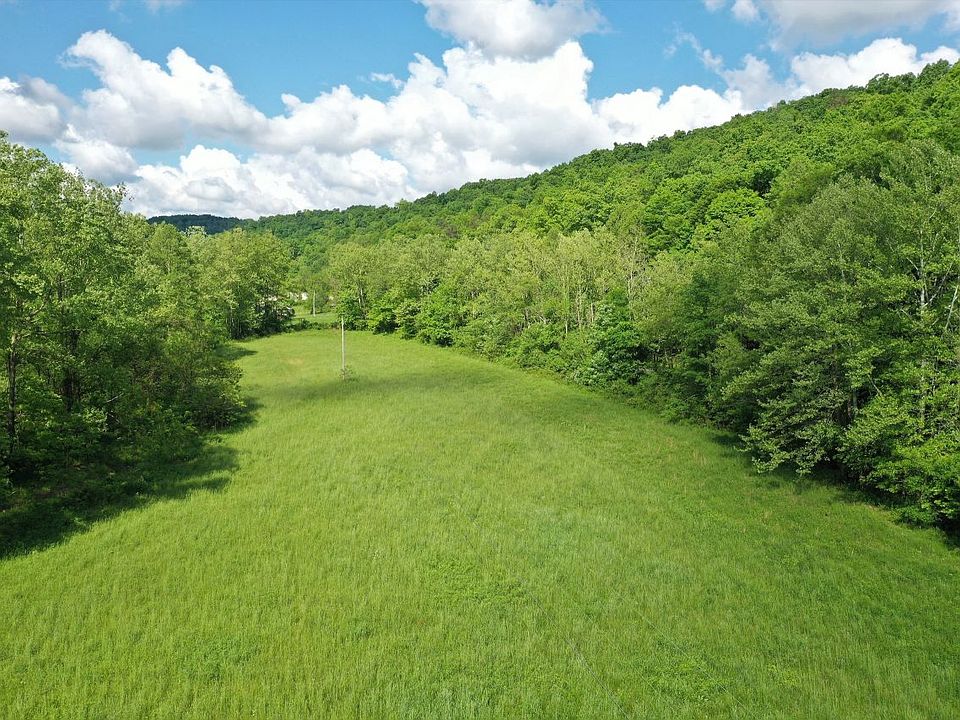 Drone shot from the center of the property to the west