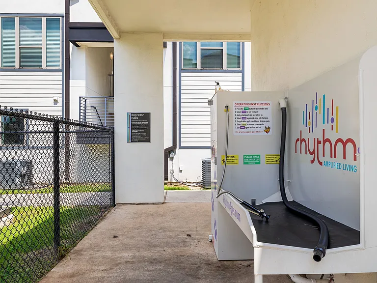 Rhythm Dog Wash Area