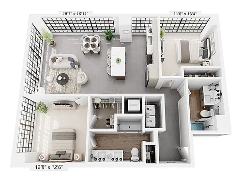 Floor plan Thompson
