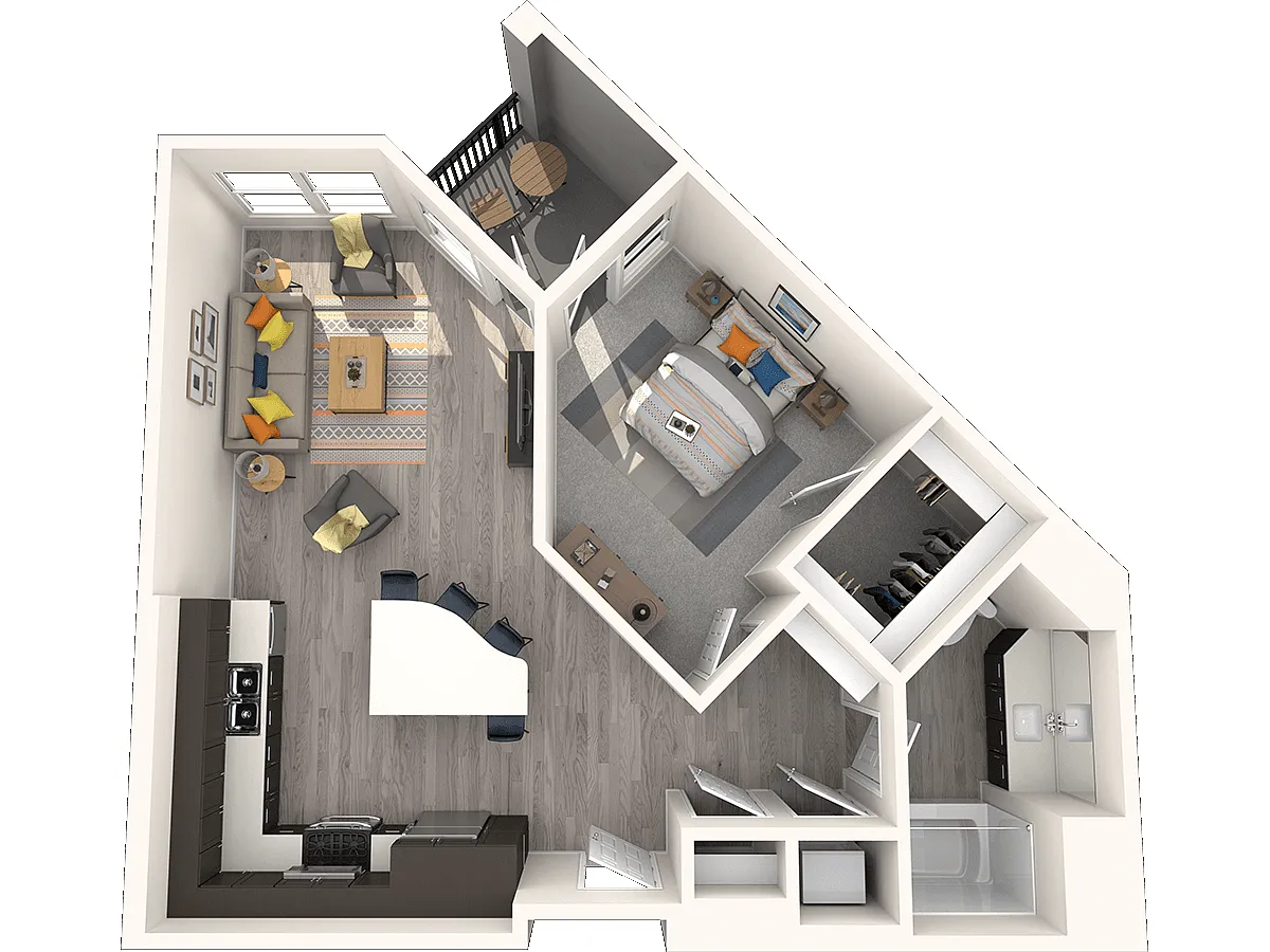 Floor plan Ariva A4- Wave - Premium