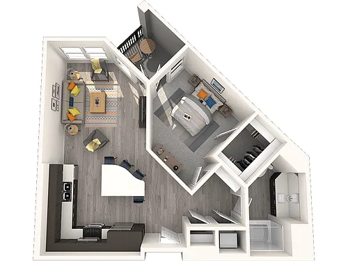 Floor plan Ariva A4- Wave - Premium
