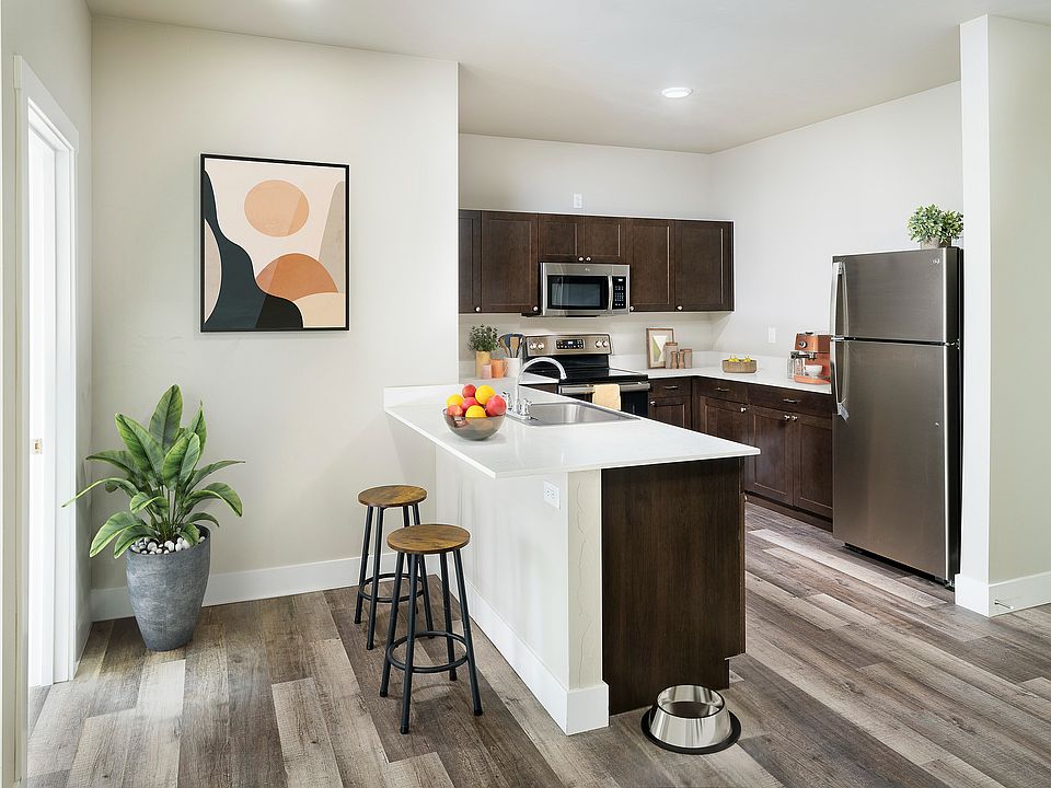 2-bedroom floor plan - kitchen
