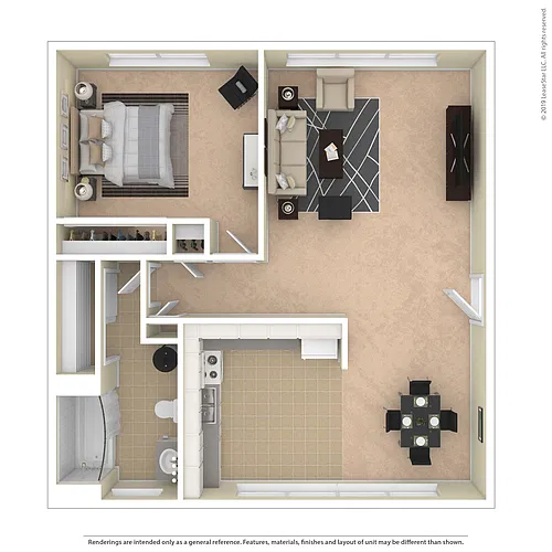 Floor plan 1X1