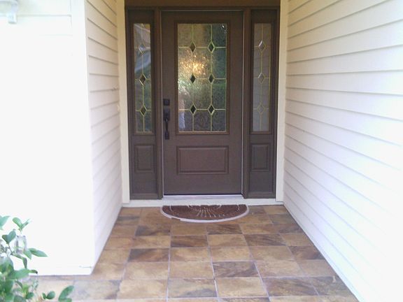 Upgraded Tile on Front Entry