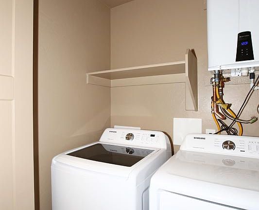 Included Washer and Dryer