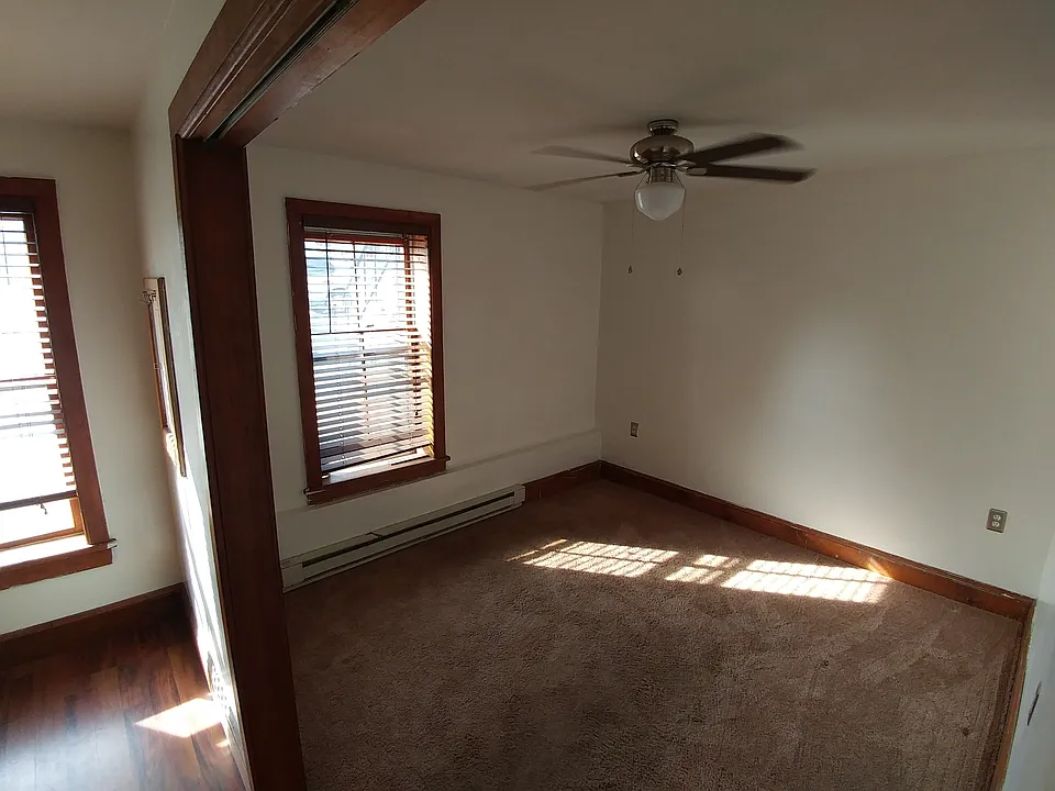 Entryway and living room
