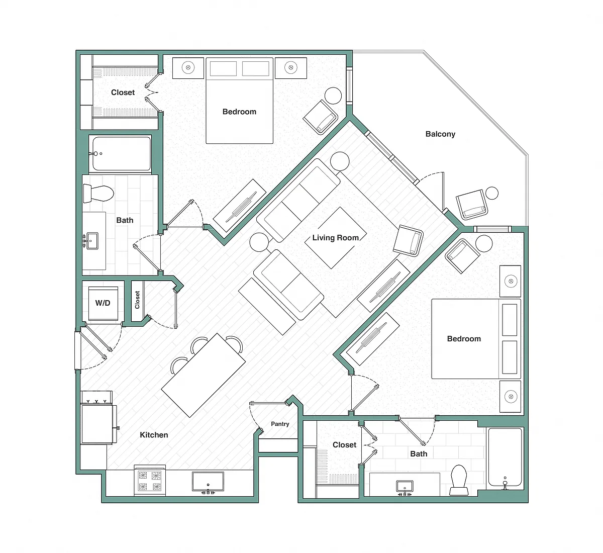 Floor plan B3