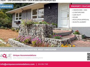 555 Stevens Dr, West Vancouver, BC V7S1E1