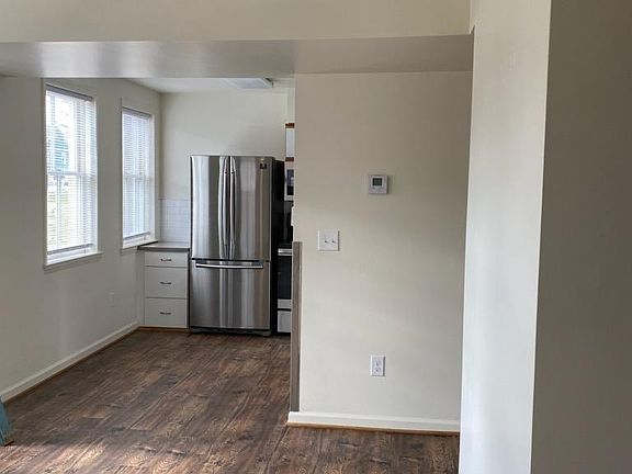 Living room into kitchen