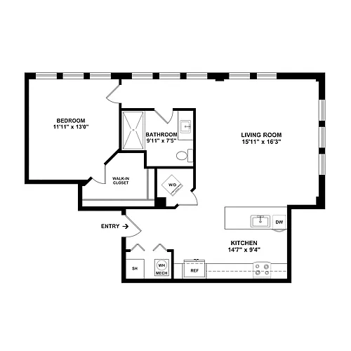 Floor plan 1A