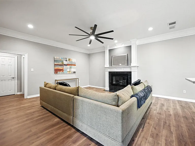 Living Room with Fireplace
